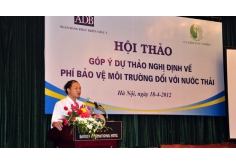 Ông Nguyễn Tôn - Chủ tịch hội cấp thoát nước Việt Nam